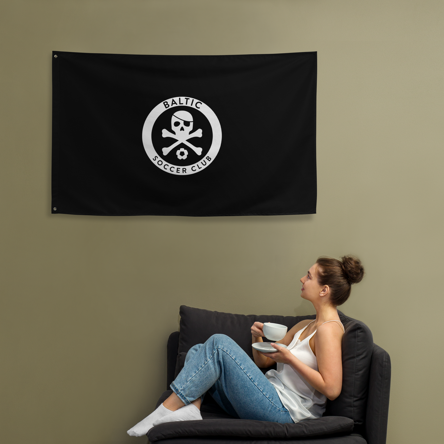 Baltic Soccer Flag