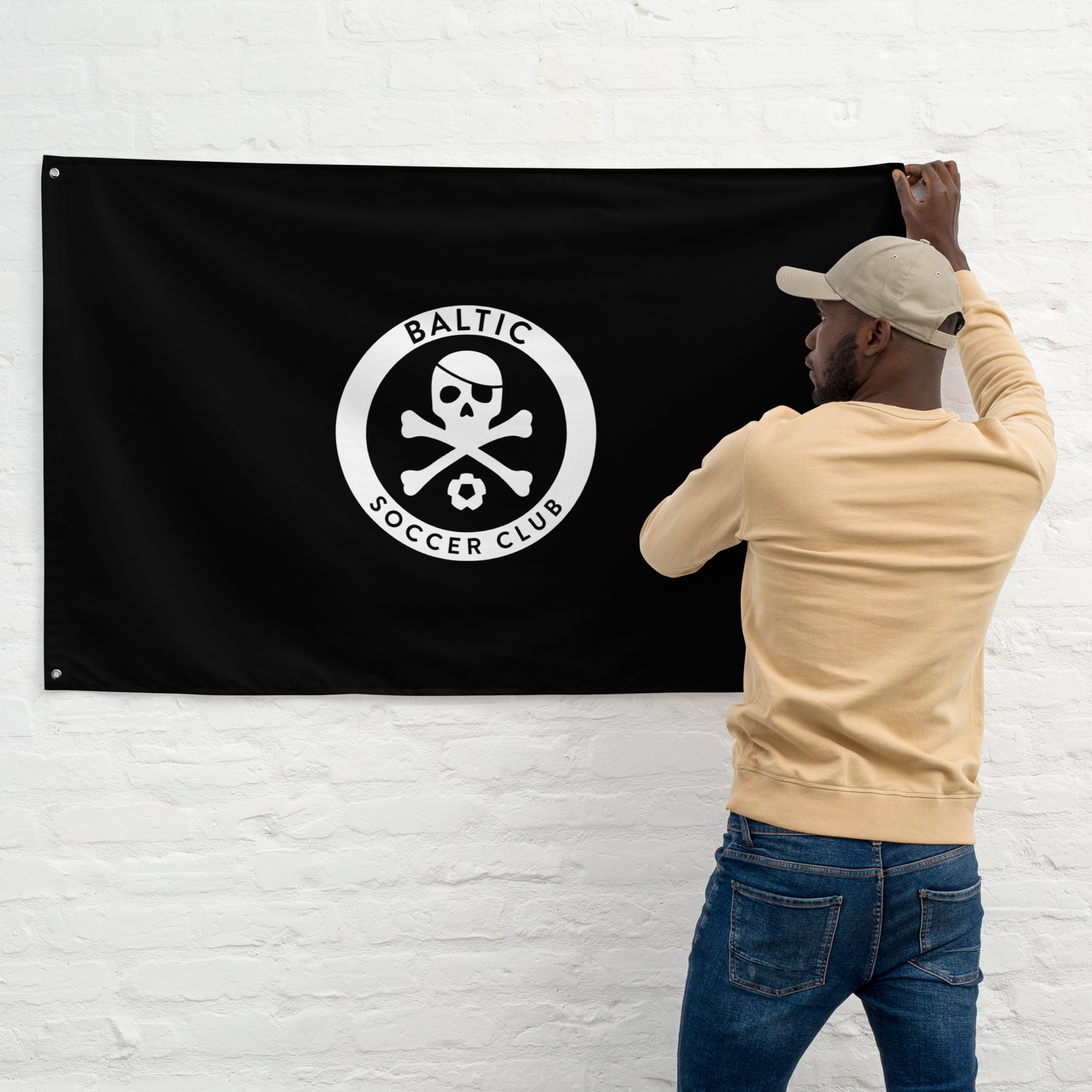 Baltic Soccer Flag